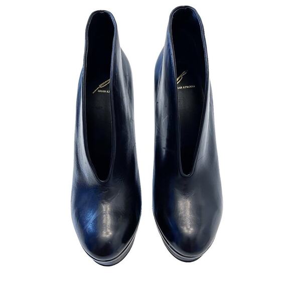 B BRIAN ATWOOD Fortosa Leather Platform Bootie 8 1/2 - Picture 5 of 16